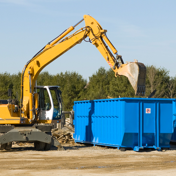 what are the rental fees for a residential dumpster in Iroquois